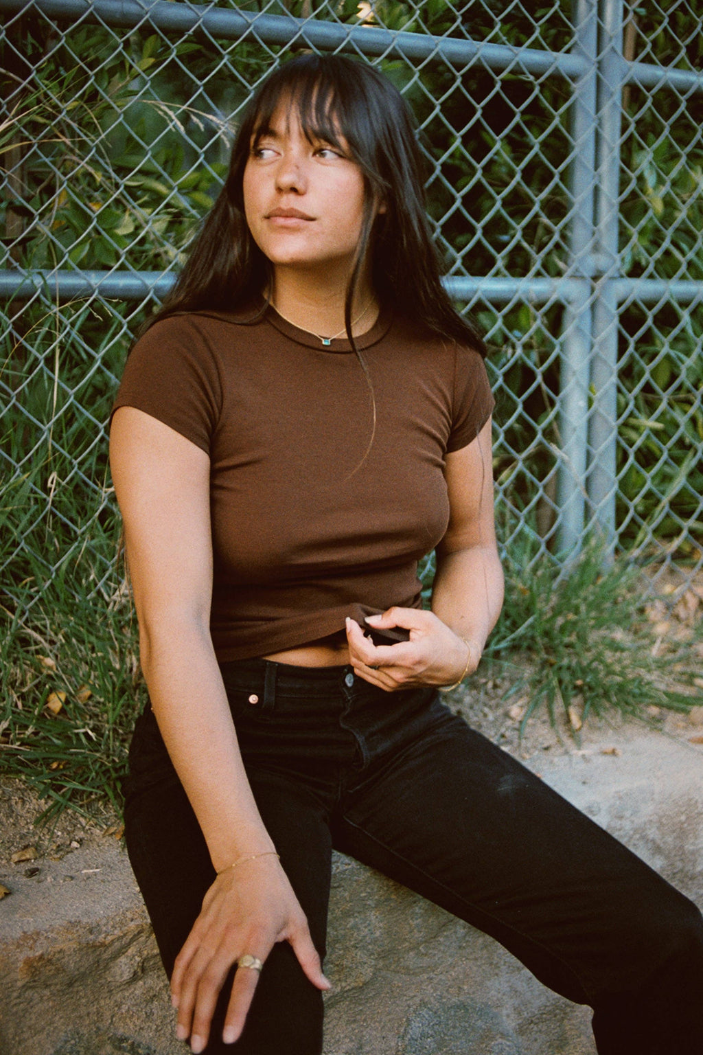 Bebe Organic Tee - Chocolate