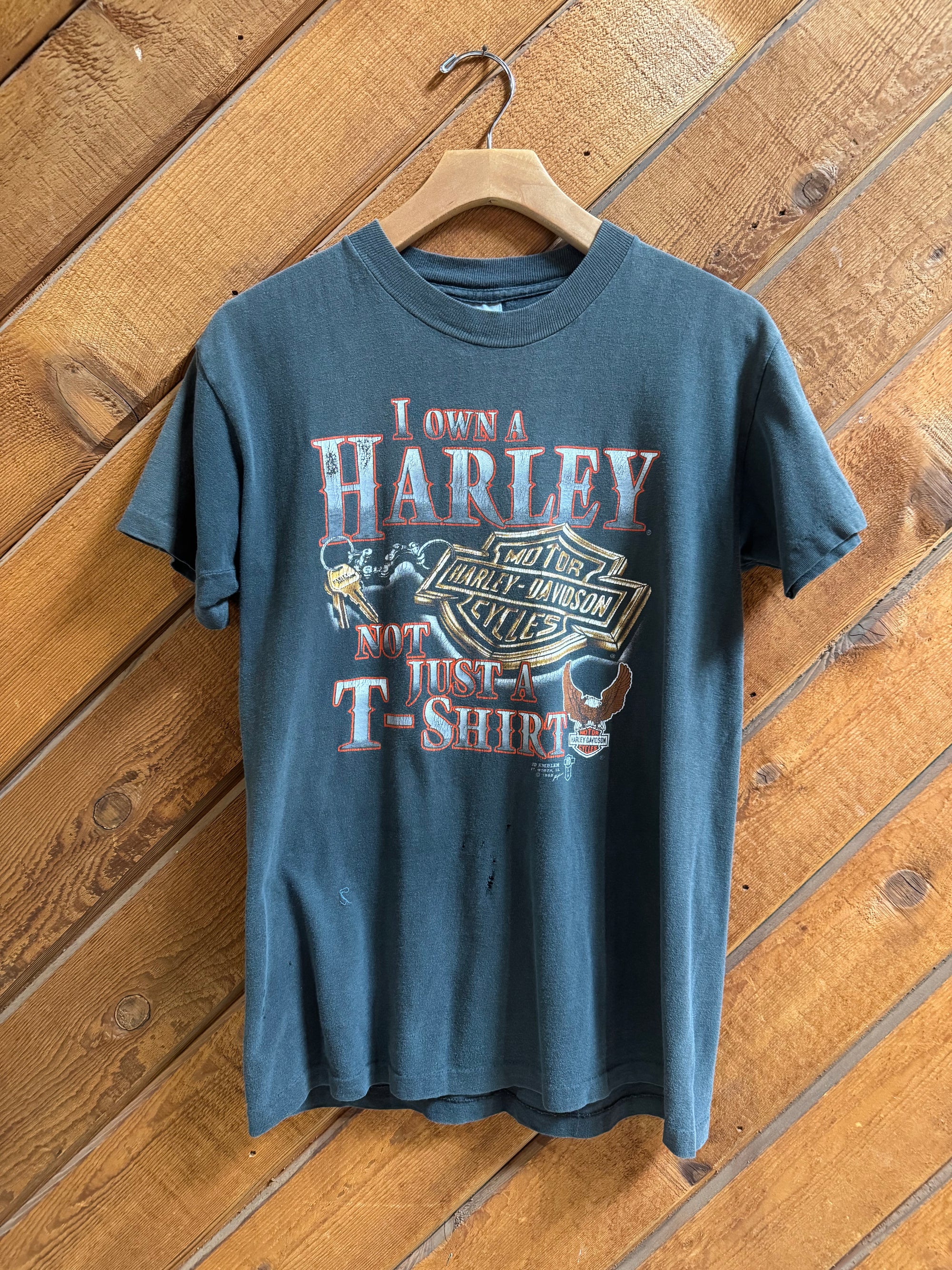 Vintage I Own a Harley Tee
