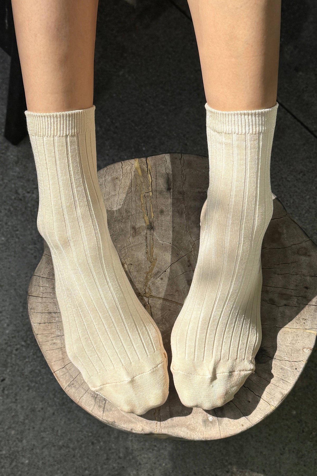 Her Socks MC Cotton - Porcelain