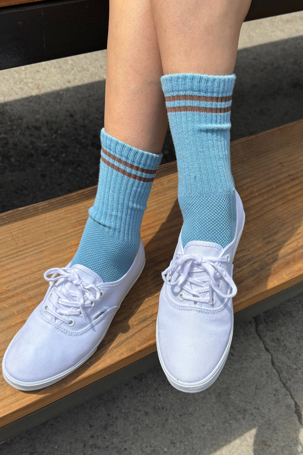 Boyfriend Socks - Powder Blue