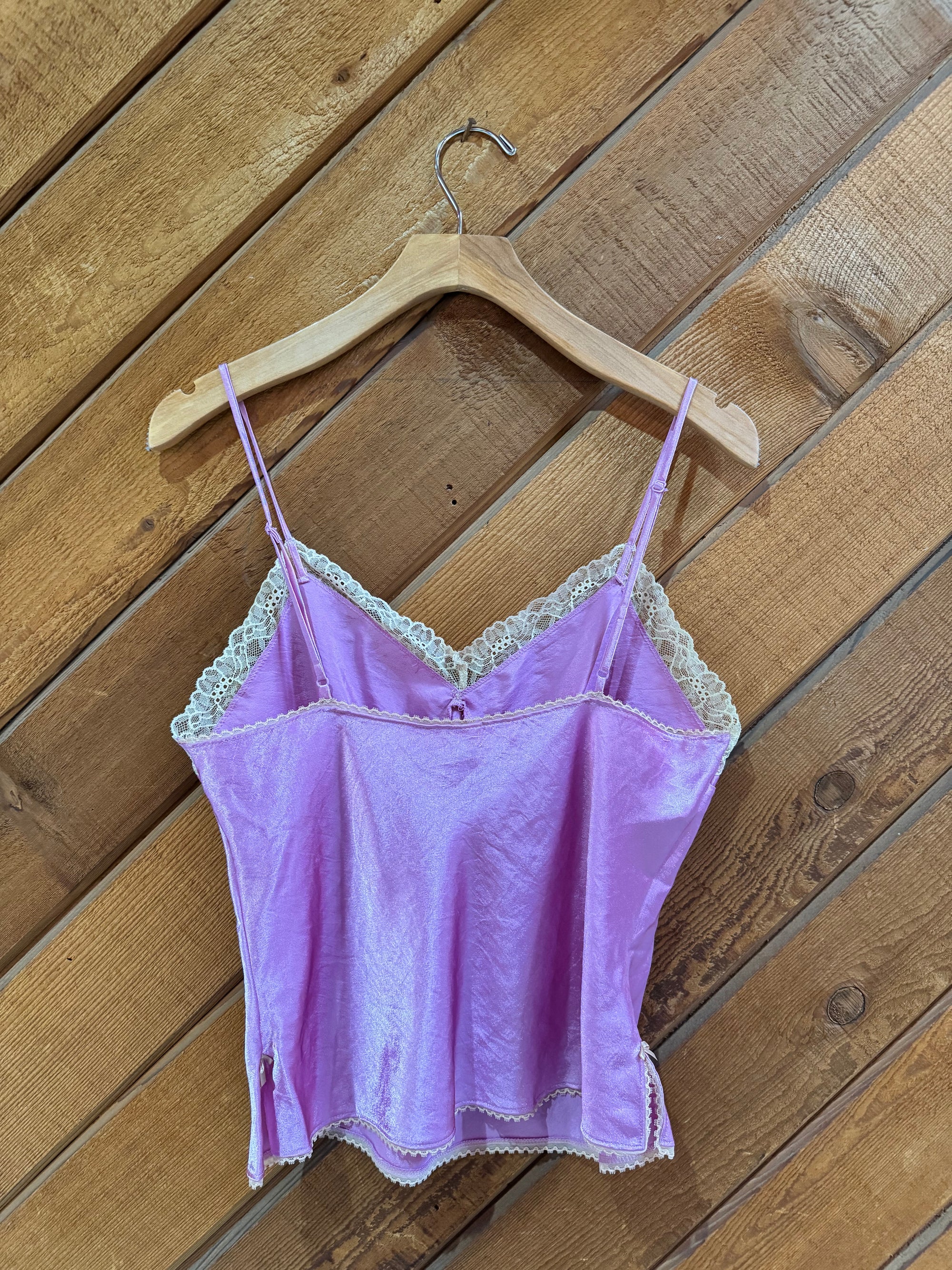Vintage VS Lilac Babydoll Silk Tank