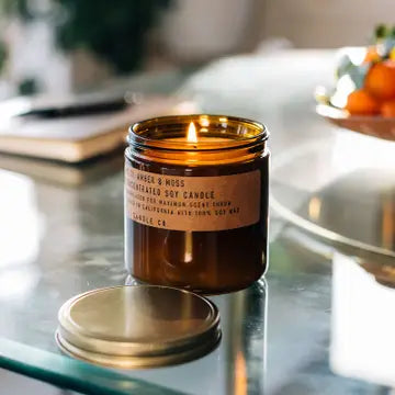 Amber + Moss 12.5 oz Candle
