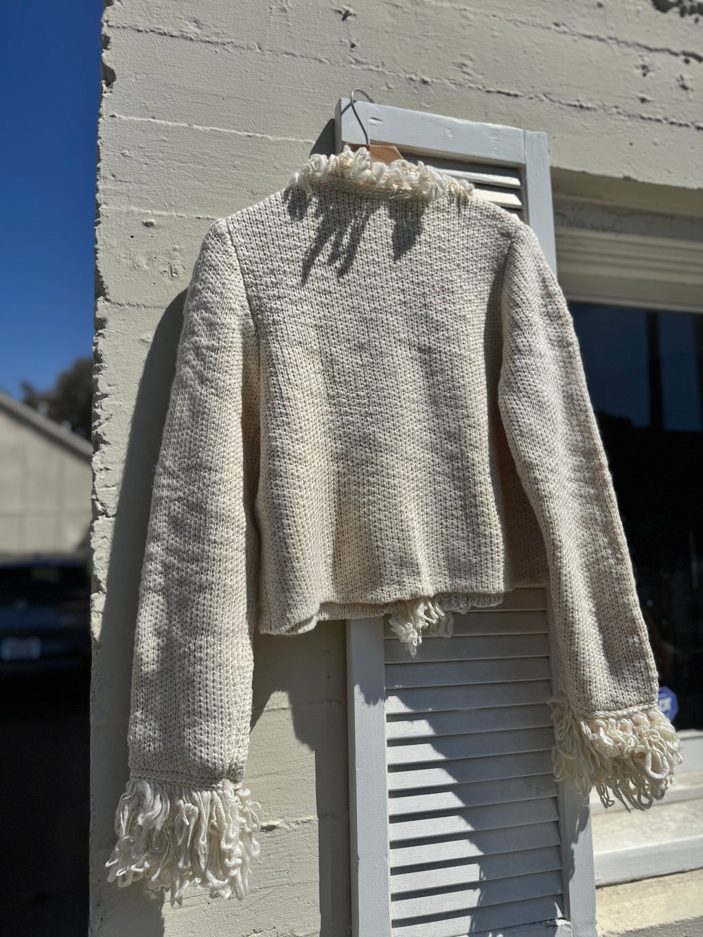 Consuelo Fringe Knit Jacket