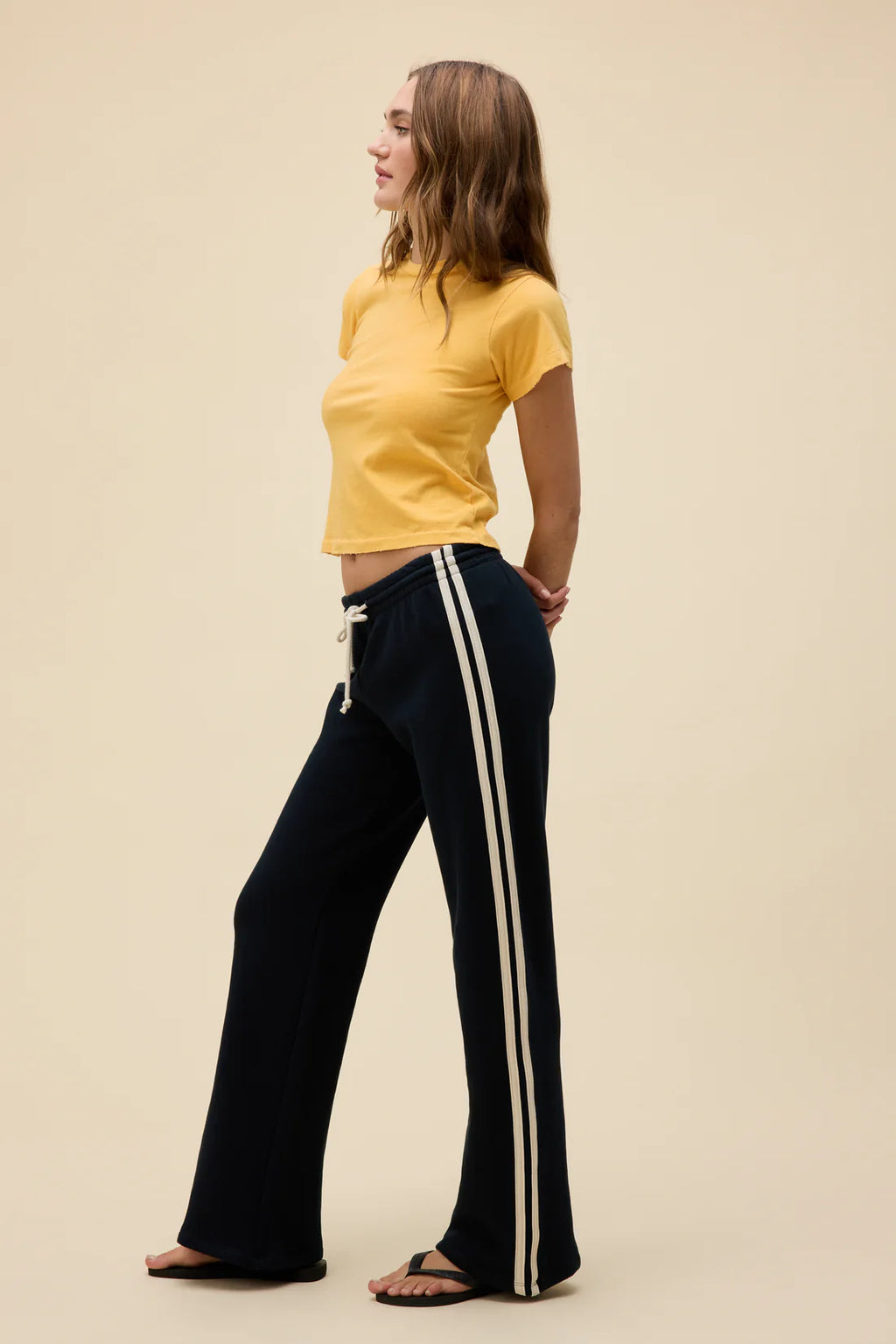 Solid Track Pants - Black Onyx