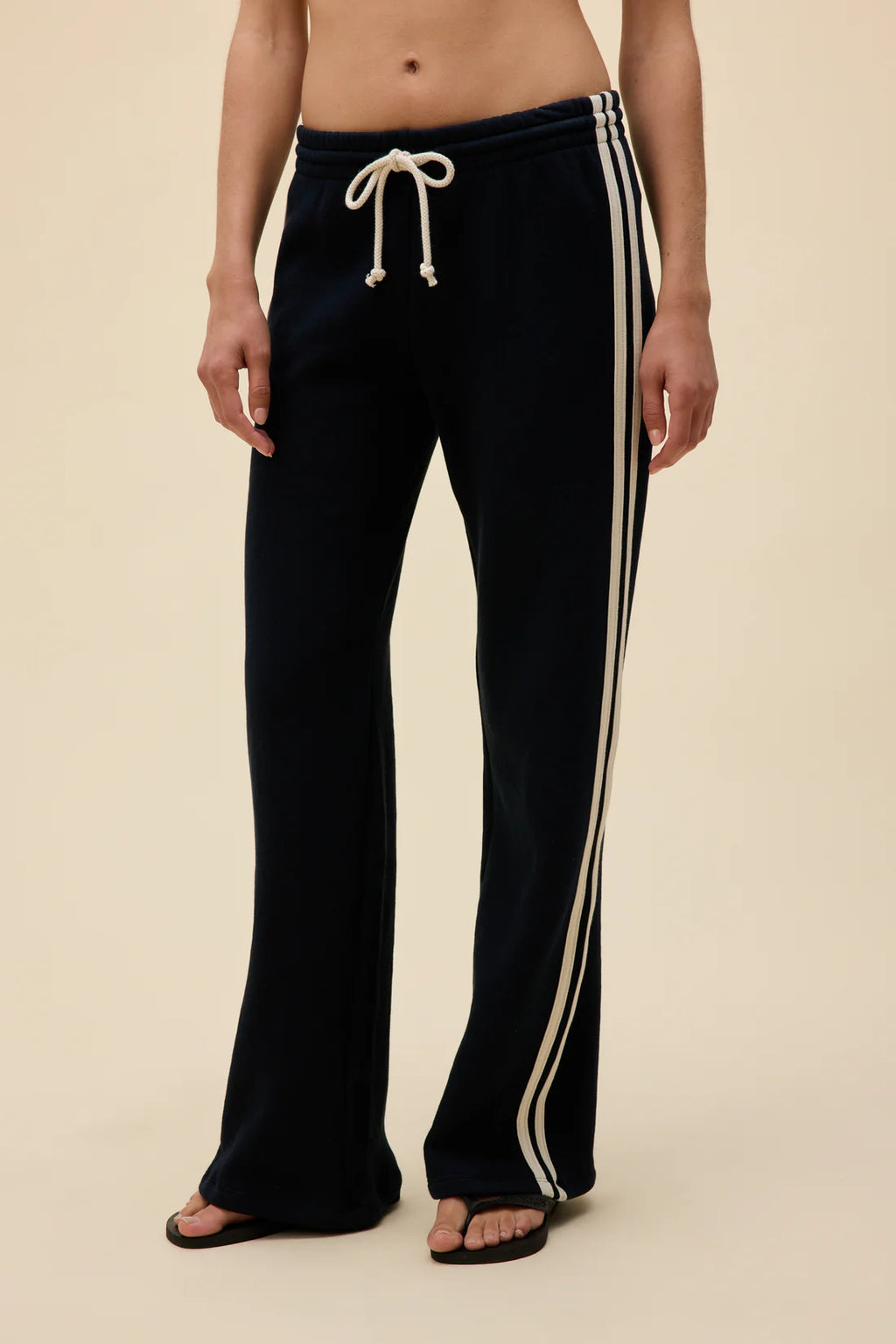 Solid Track Pants - Black Onyx
