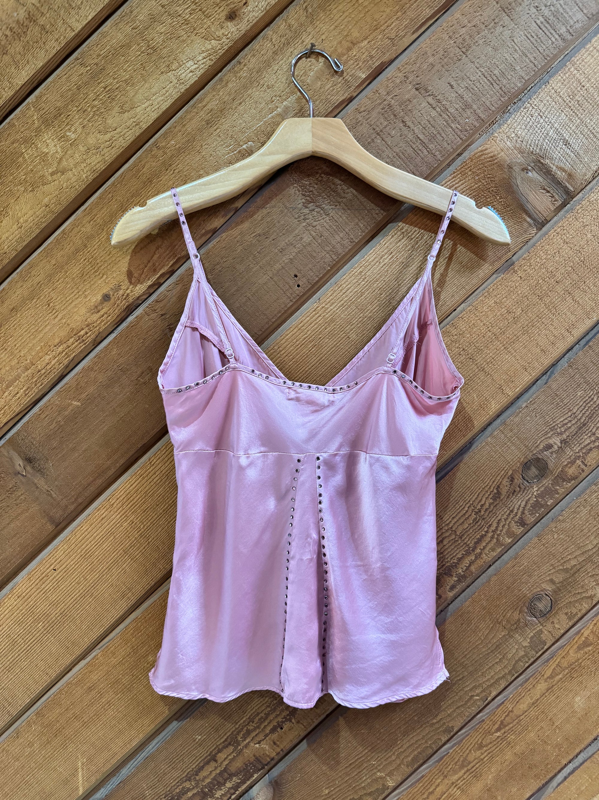 Vintage Gold Hawk Silk Bling Cami
