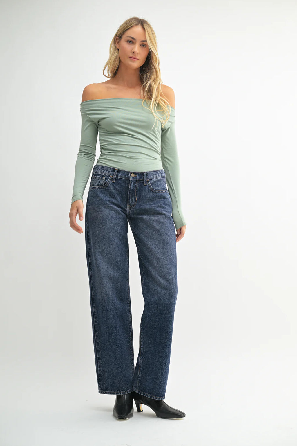 Low Rise Baggy Slouch Jeans