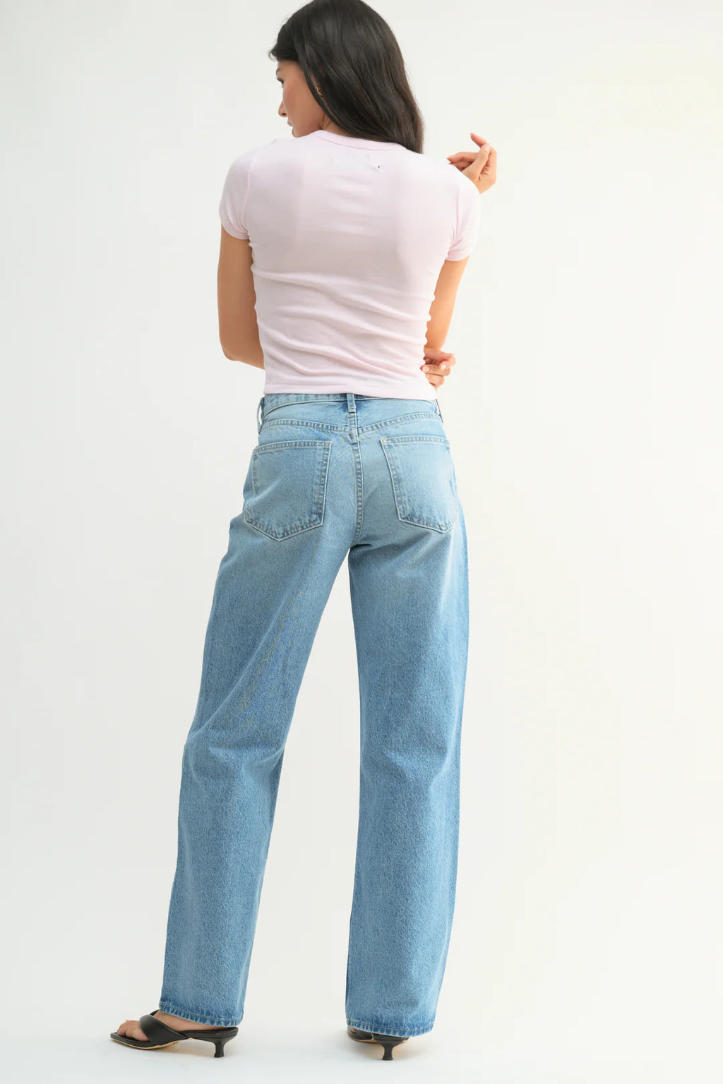 Relaxed Straight Denim - Light Denim