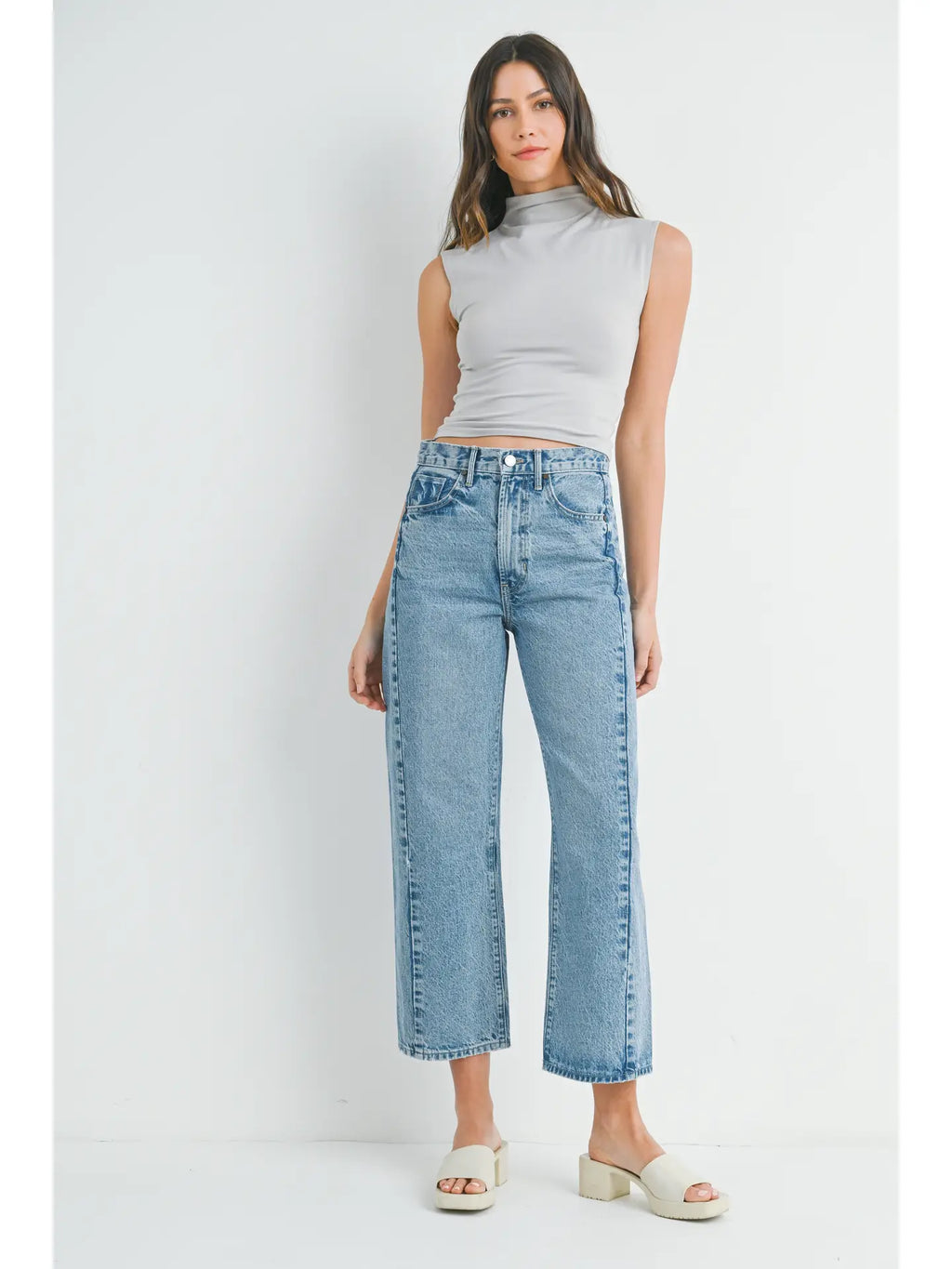 Barrel Jean Twist - Medium Denim