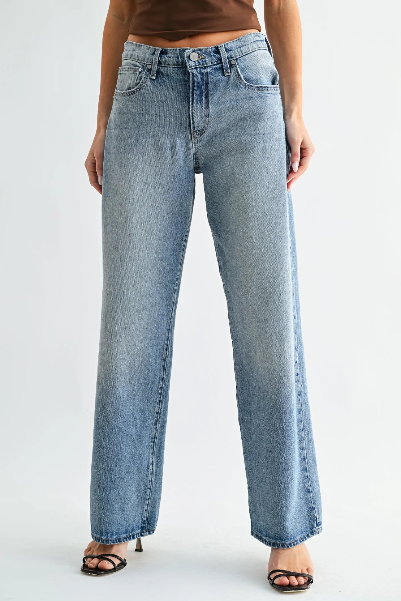 Lightweight Relaxed Jeans - Light Denim