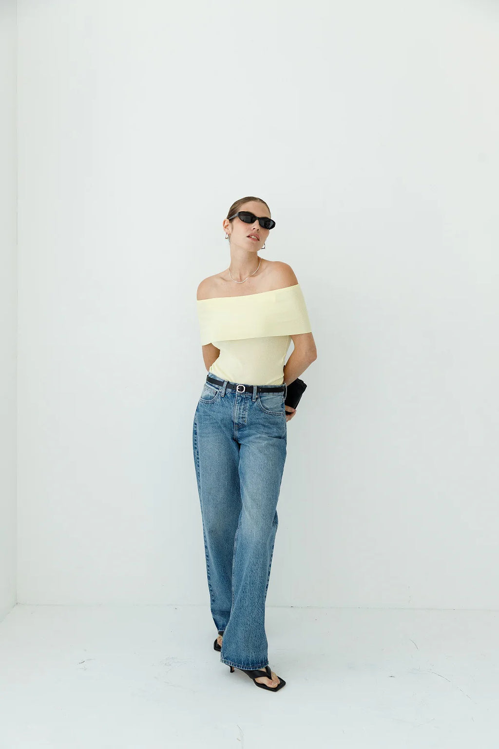 Relaxed Straight Denim - Medium Denim