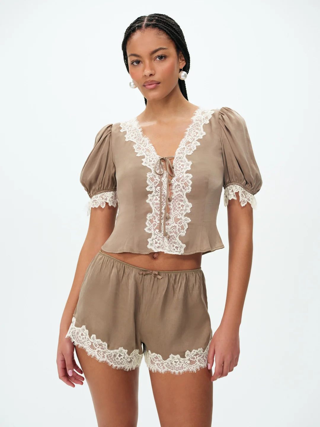 Luna Top - Brown