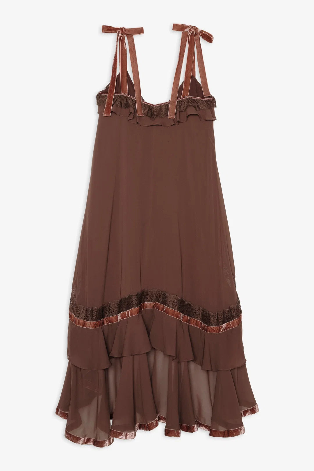 Layla Maxi Dress - Chocolate