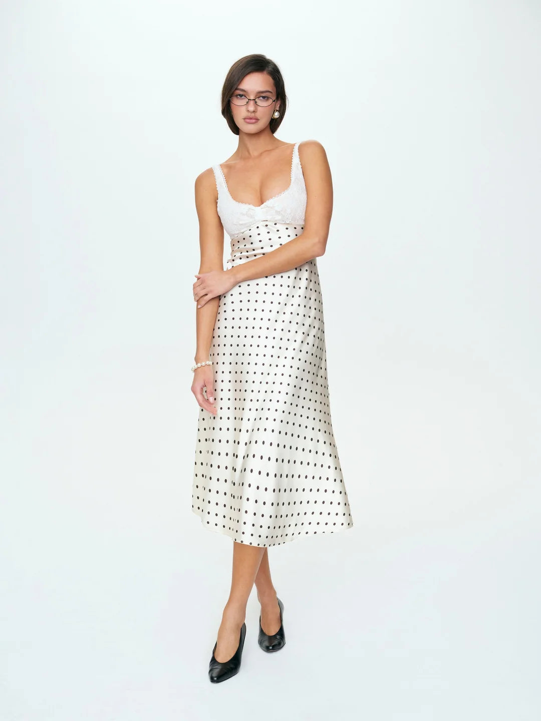 Cienna Midi Dress - Cream