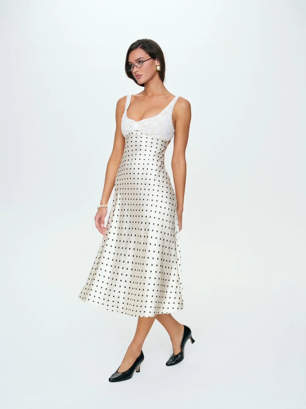 Cienna Midi Dress - Cream