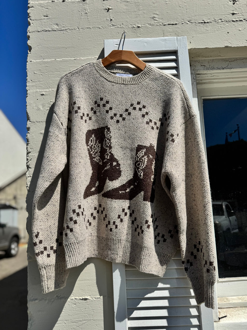 Dolores Cowboy Boot Sweater