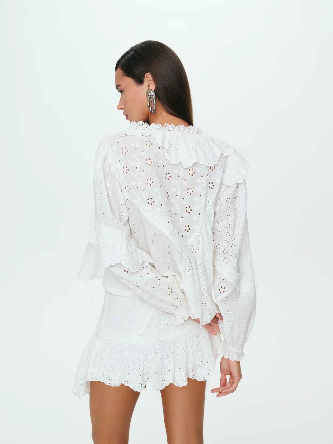 Lola Mini Skirt - White