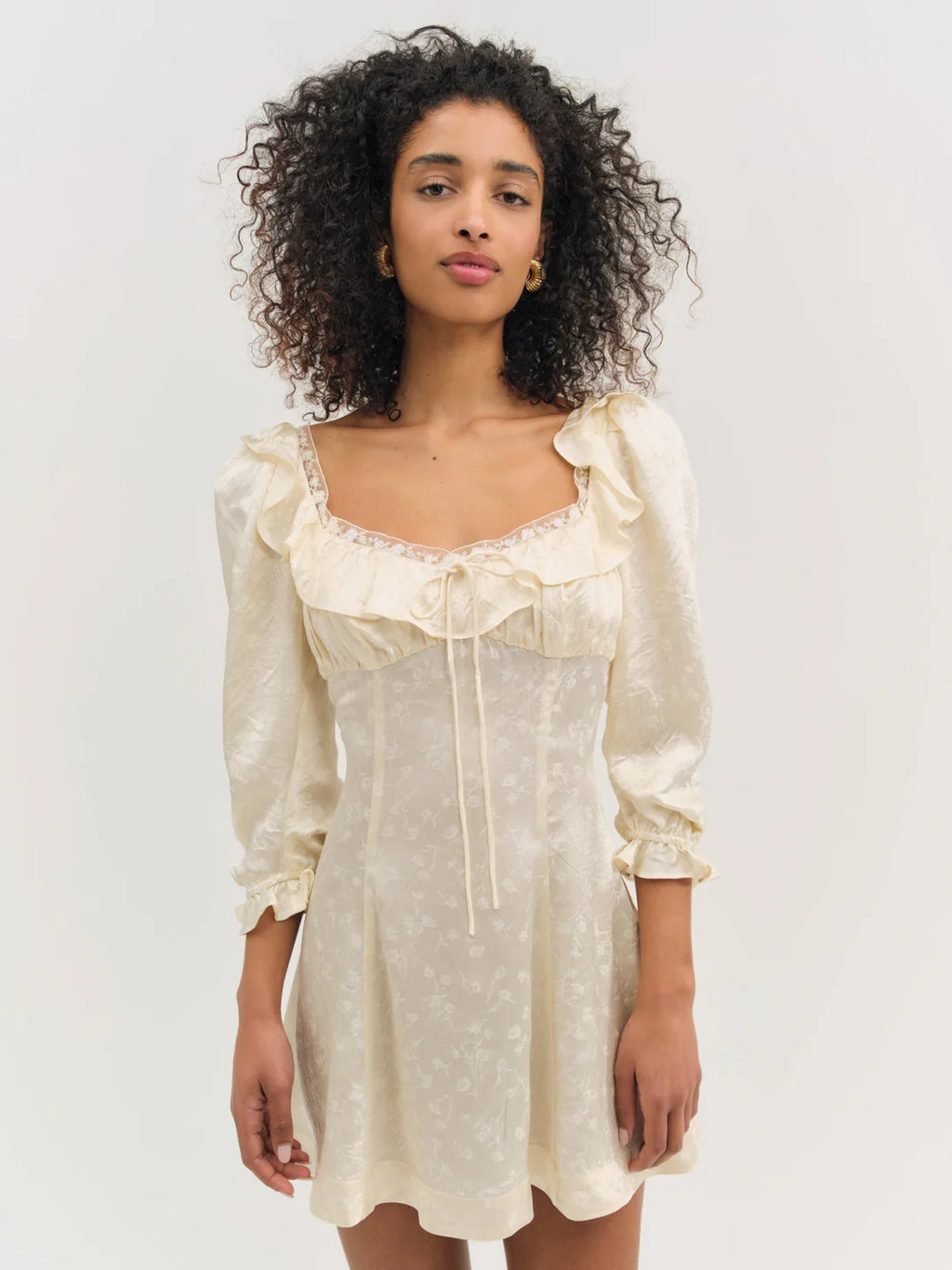 Carla Jacquard Mini Dress