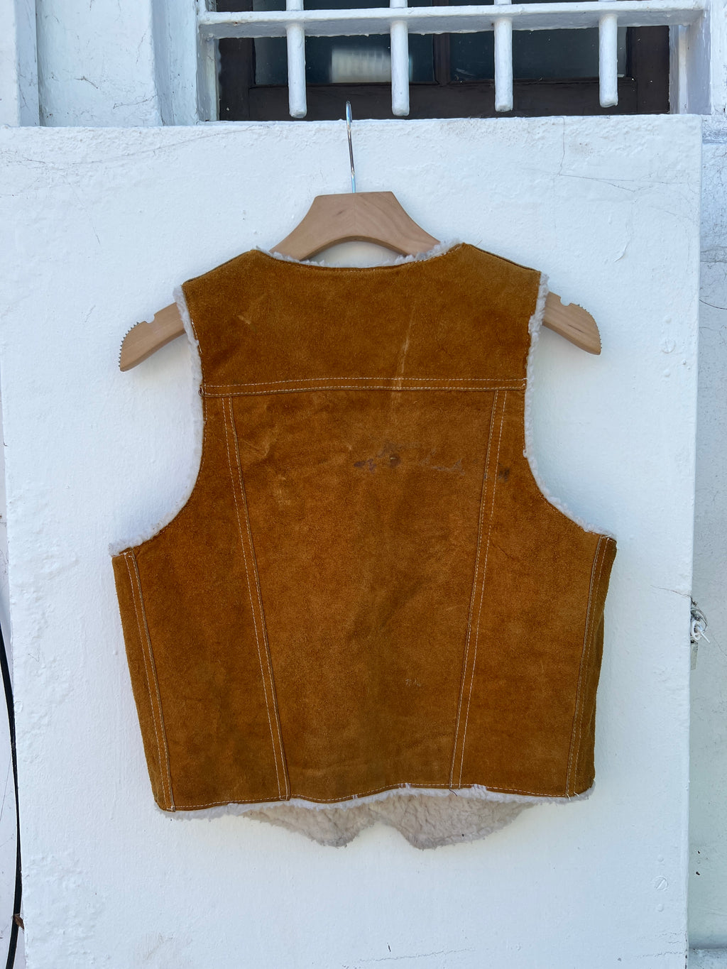 Vintage Sherpa Lined Vest
