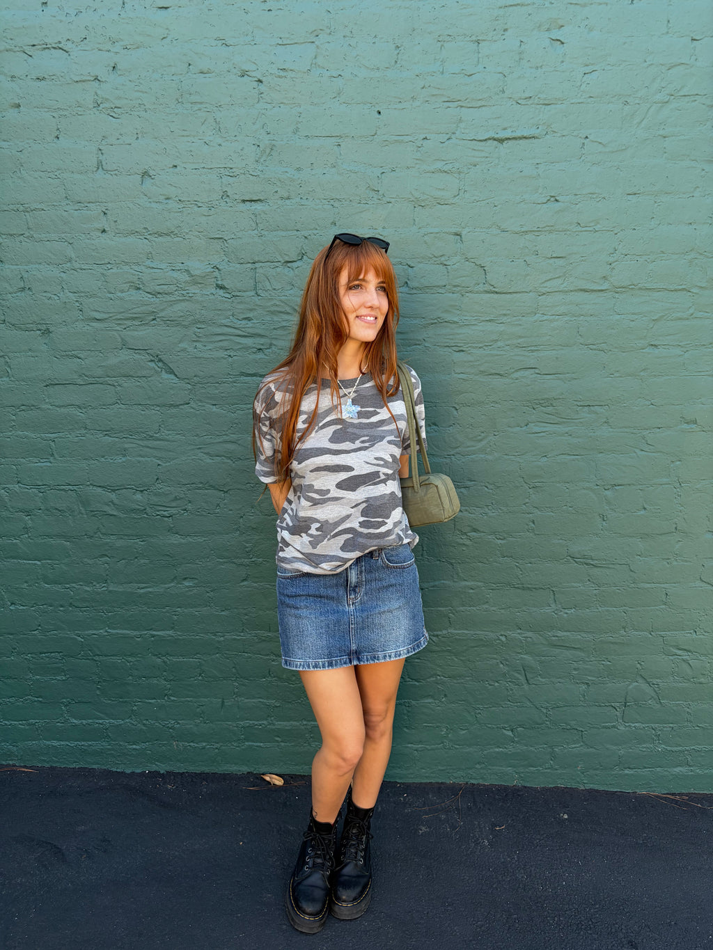 Camo Tee - Grey