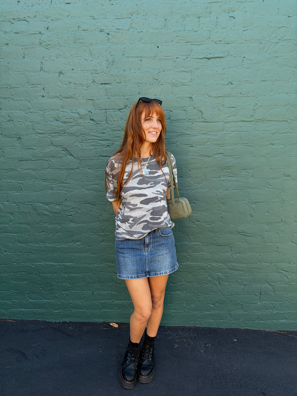 Camo Tee - Grey