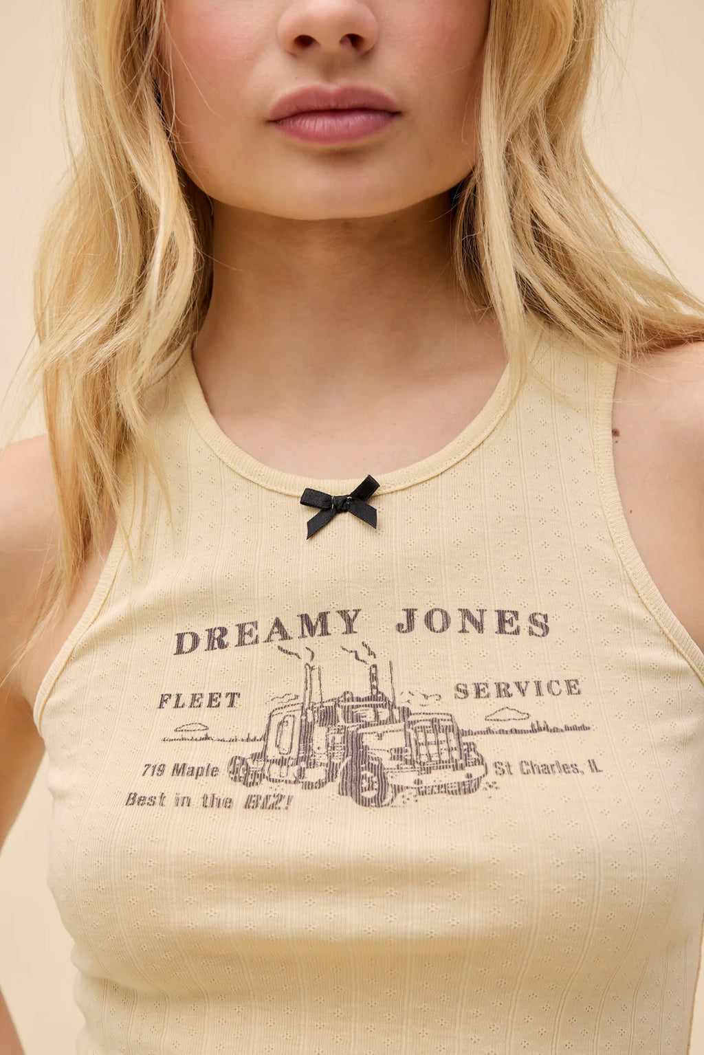 Dreamy Jones Pointelle Tank