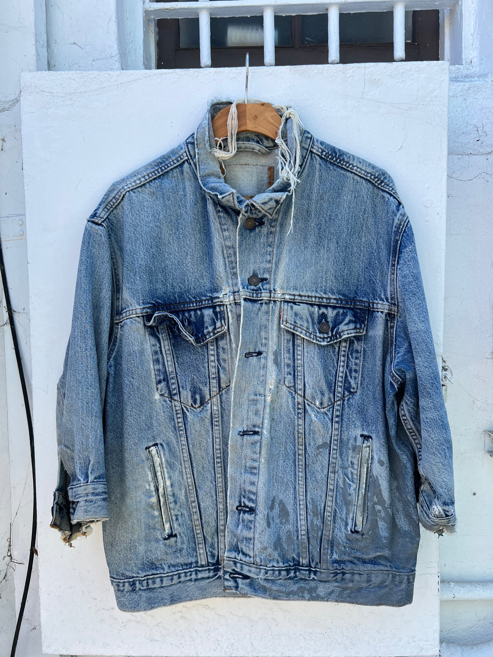 Vintage Distressed Levis Denim Jacket