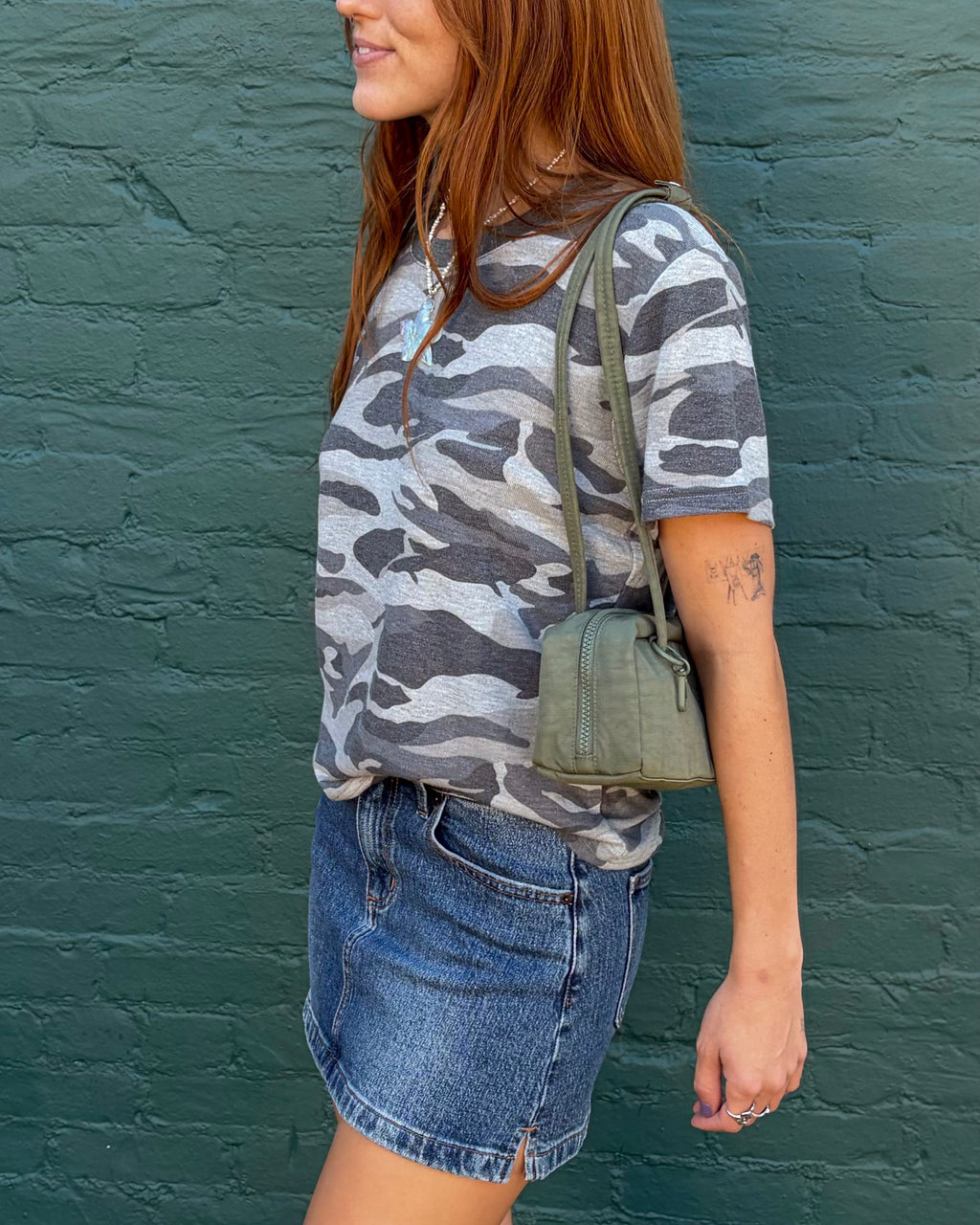 Camo Tee - Grey
