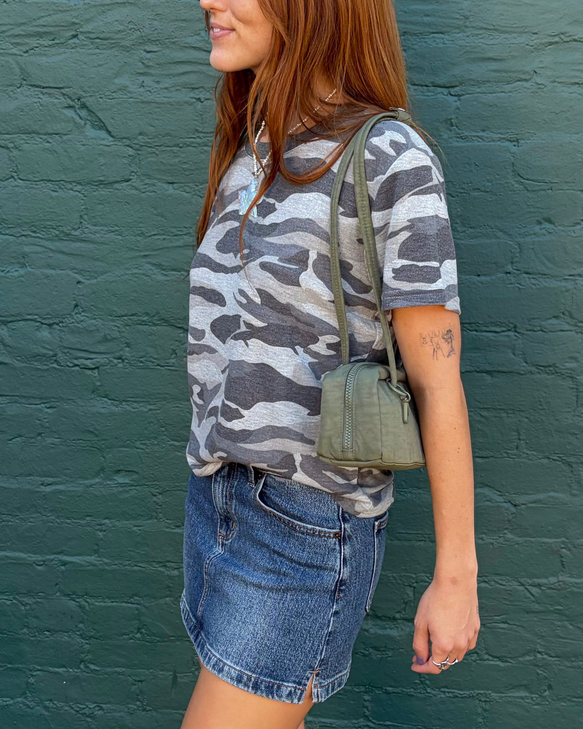 Camo Tee - Grey