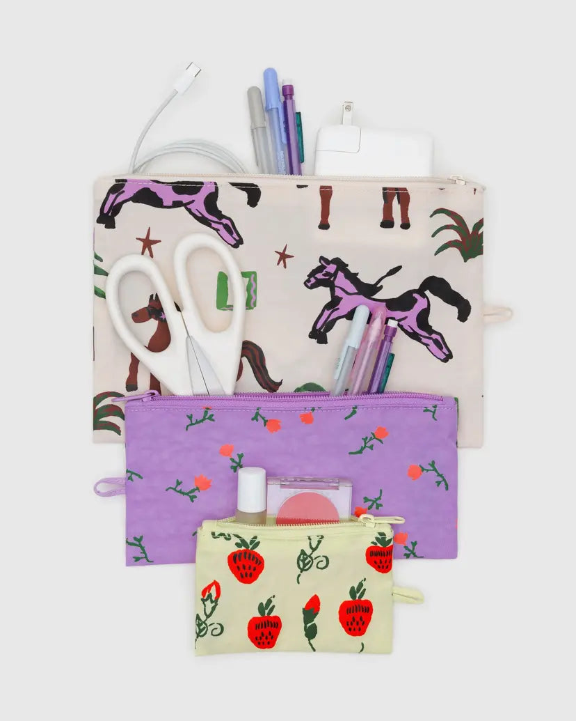 Flat Pouch Set - Painted Prarie