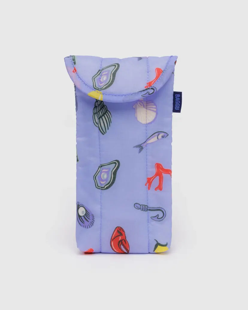 Puffy Glasses Sleeve- Sea Charms