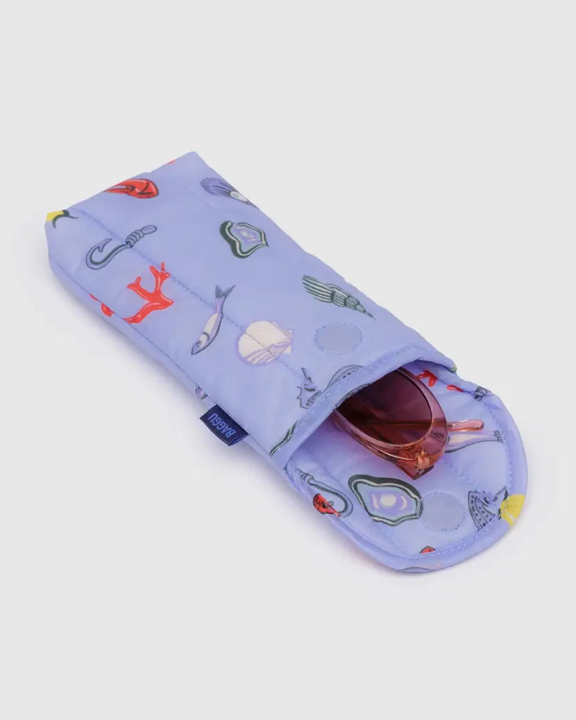 Puffy Glasses Sleeve- Sea Charms