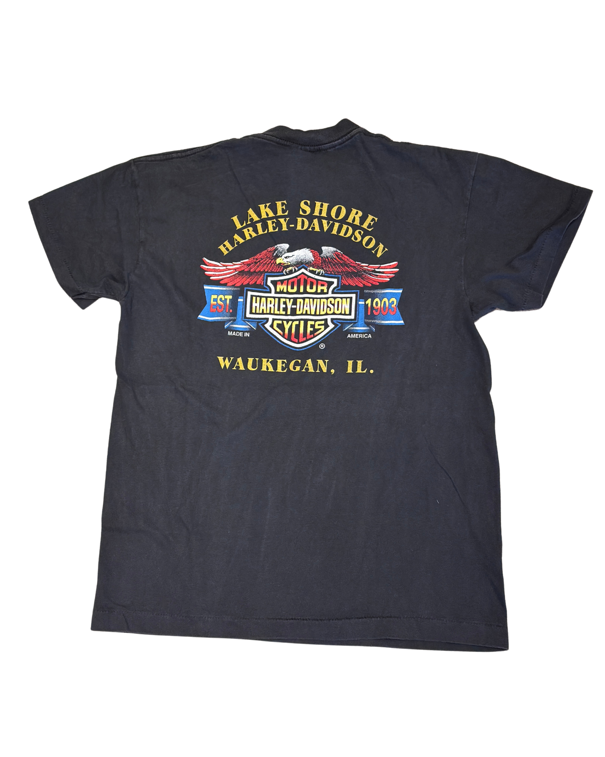 REPRINT Harley Short Sleeve Eagle Tee