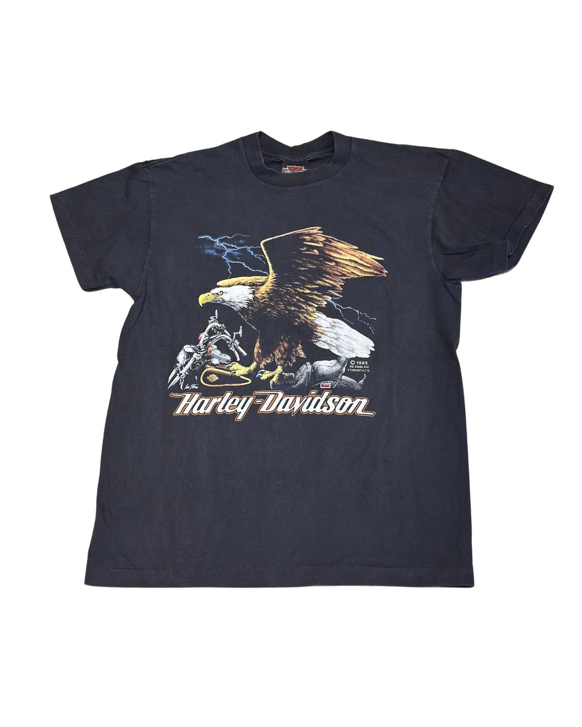 REPRINT Harley Short Sleeve Eagle Tee