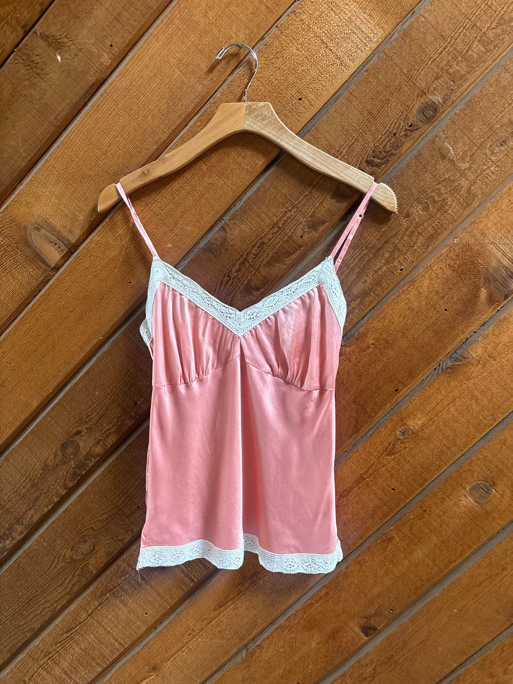 Vintage Gold Hawk Salmon Cami