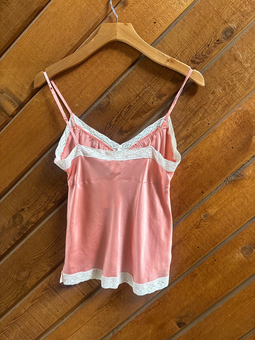 Vintage Gold Hawk Salmon Cami