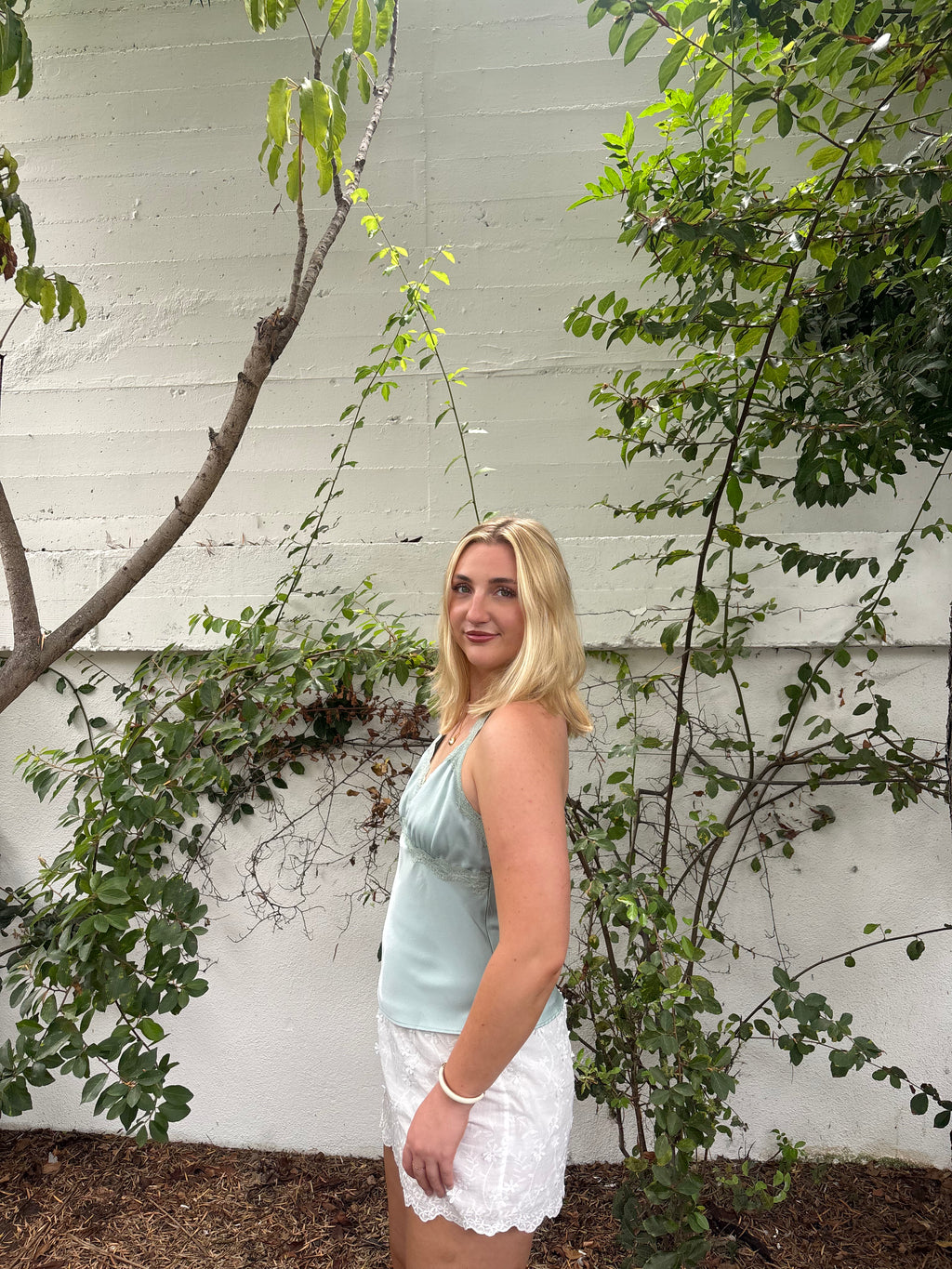 Natty Halter Top - Sage