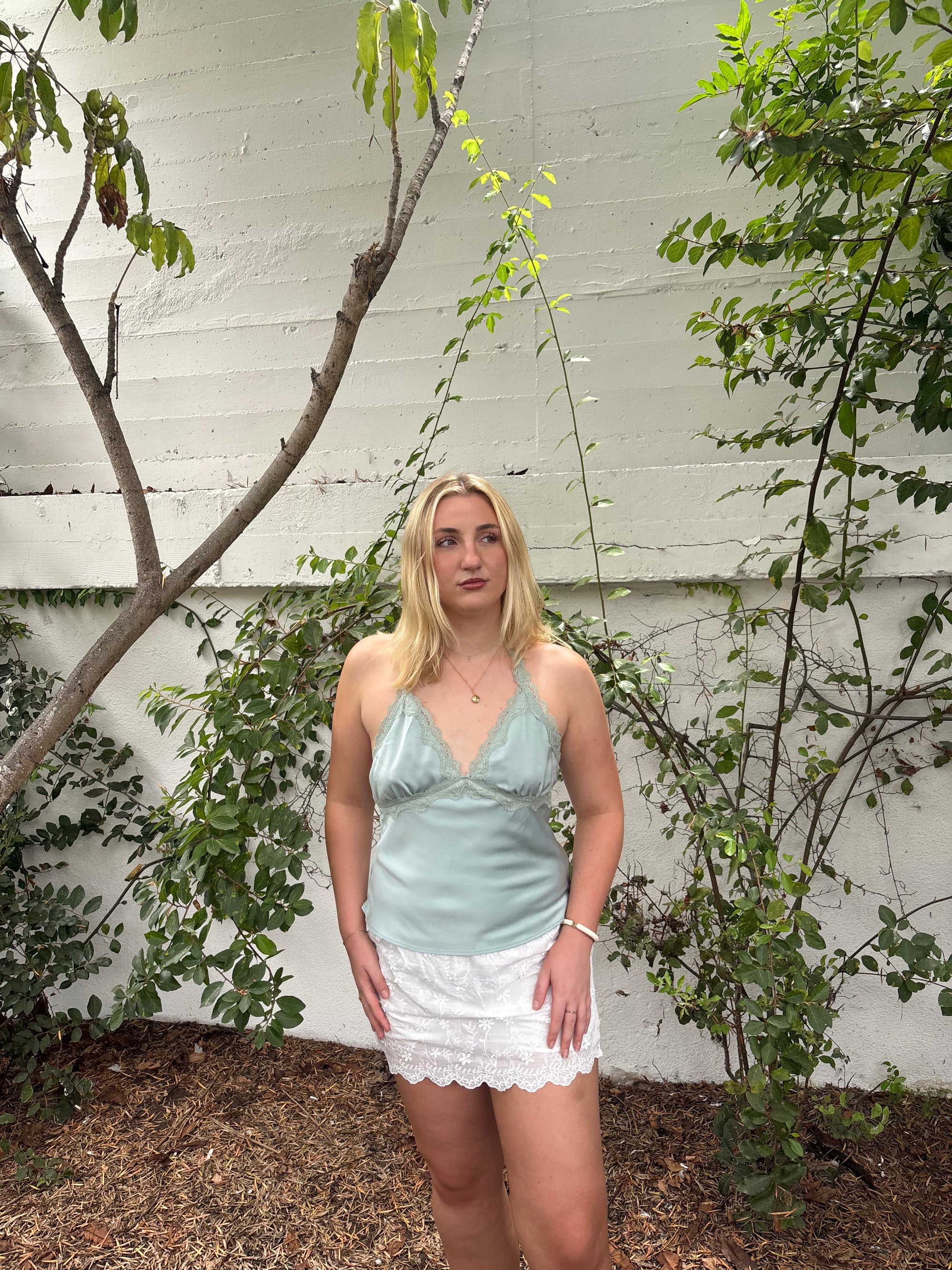 Natty Halter Top - Sage
