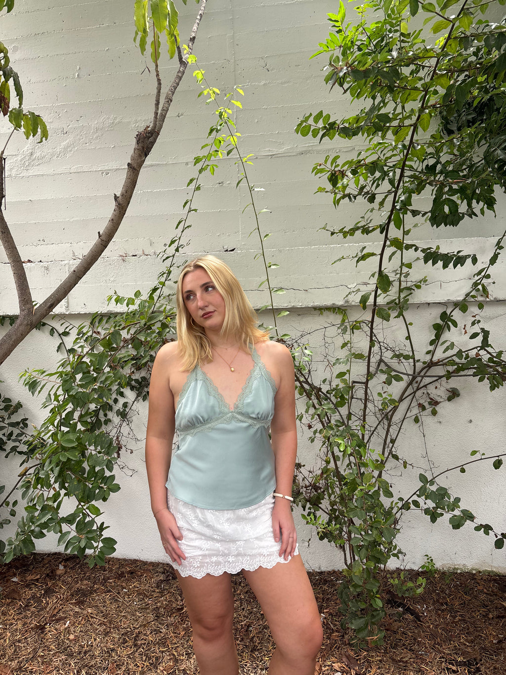 Natty Halter Top - Sage