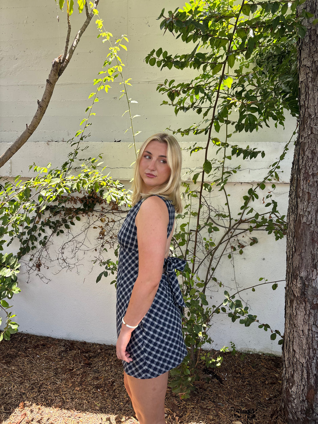 Daliah Mini Dress - Navy