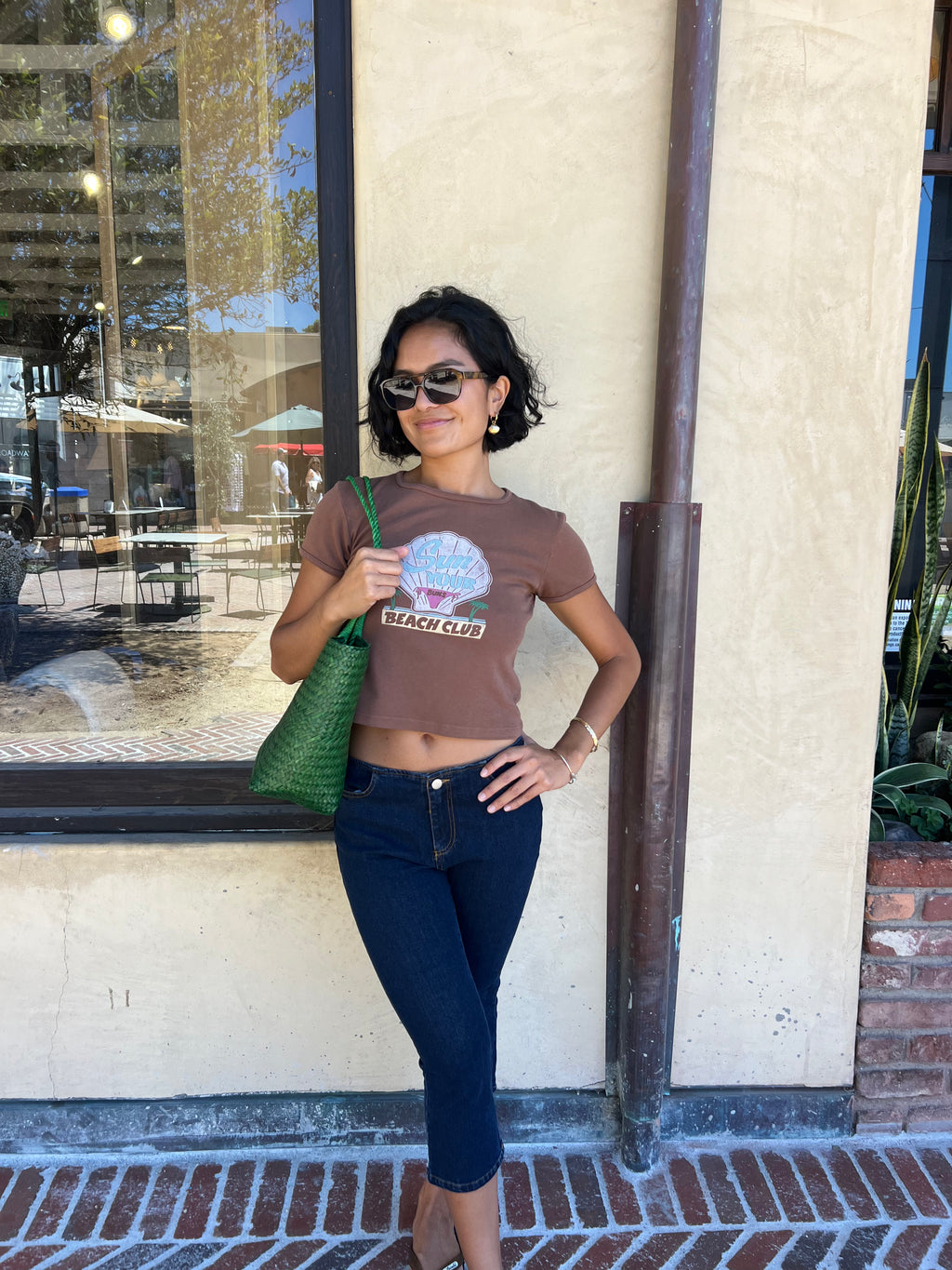 Low Waist Denim Capris