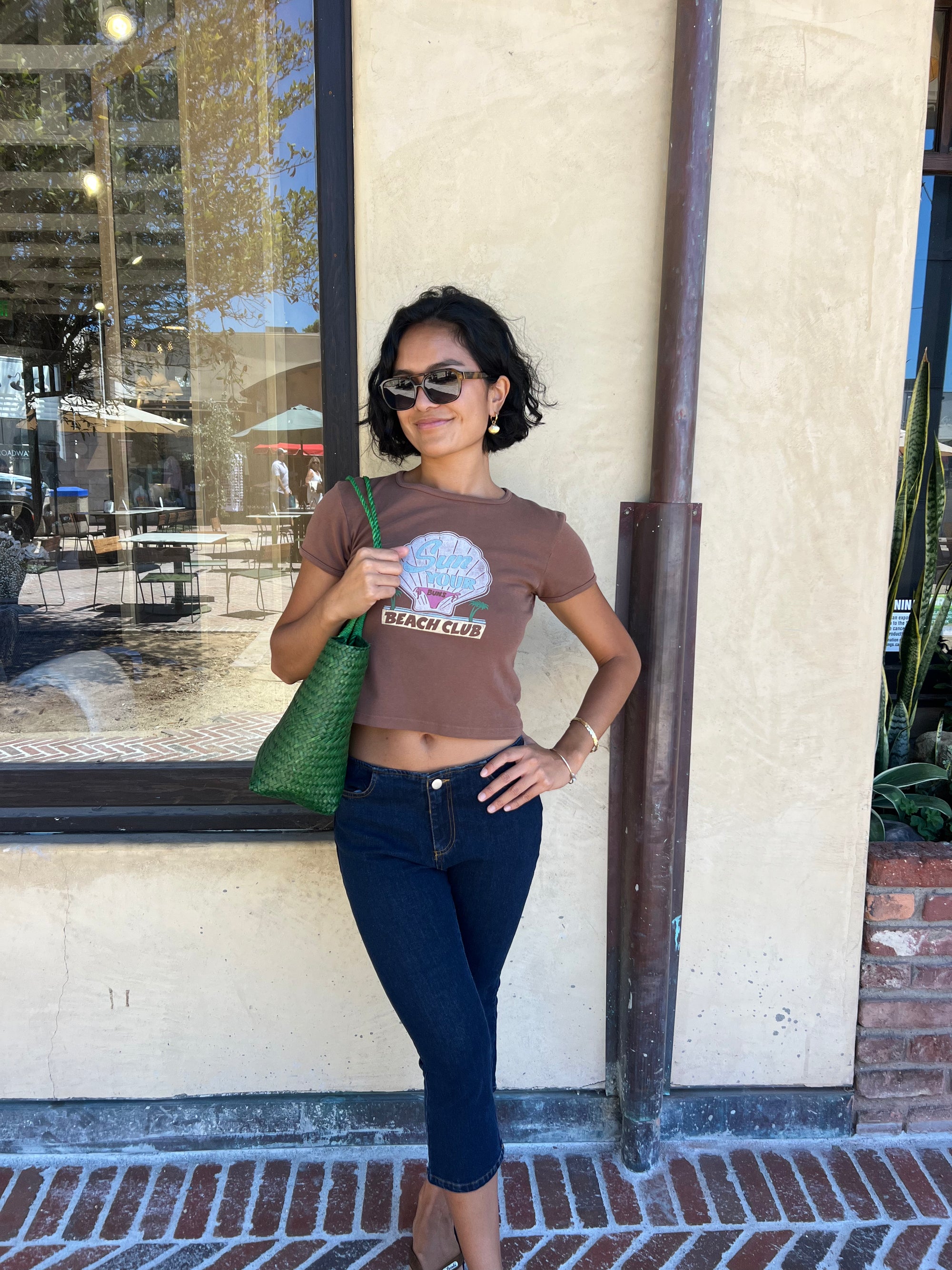 Low Waist Denim Capris