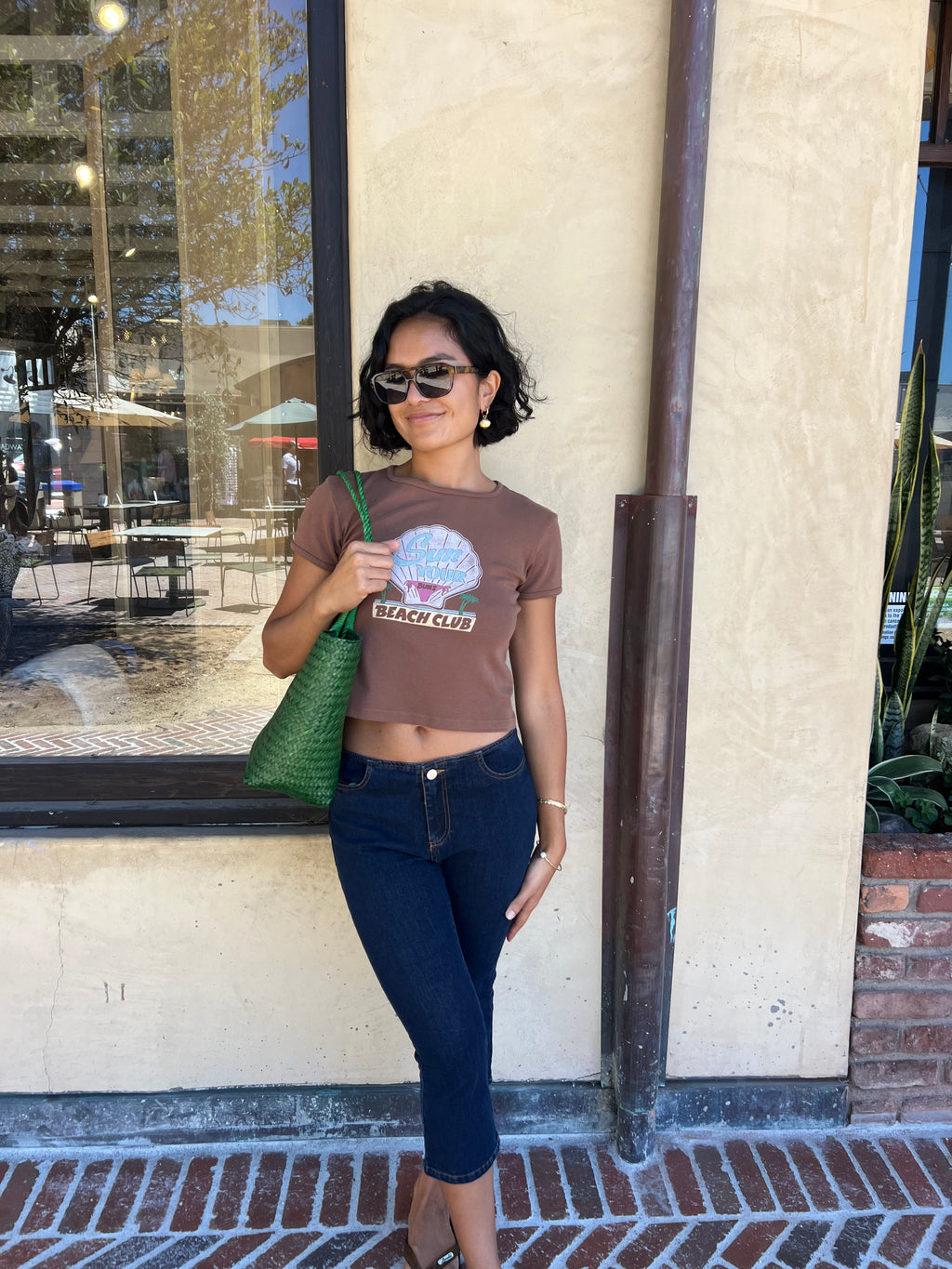 Low Waist Denim Capris