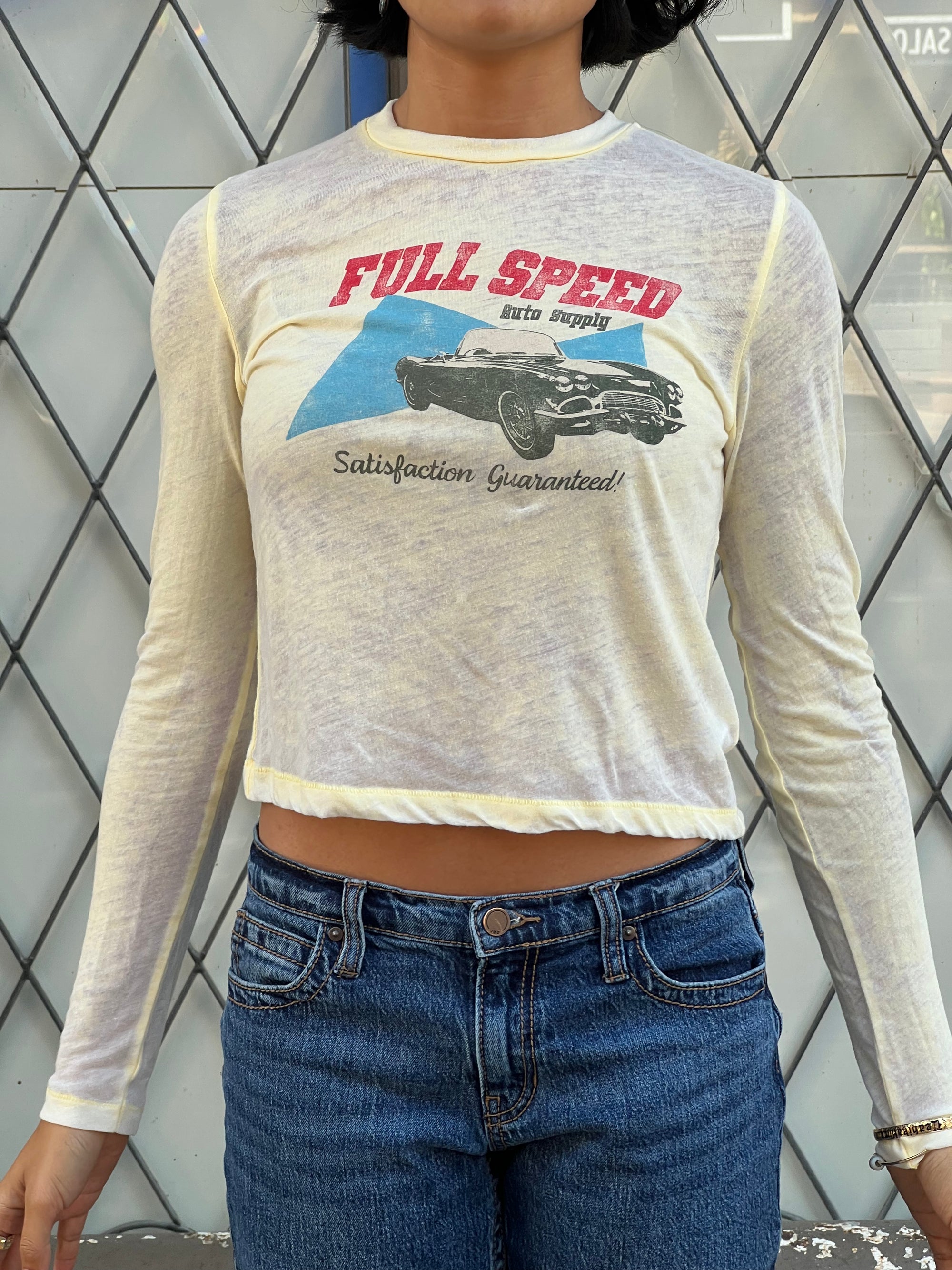 Full Speed Auto Supply Burnout Long Sleeve - Yellow