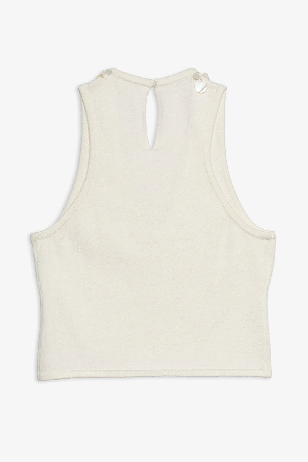 Seashell Knit Top - Cream