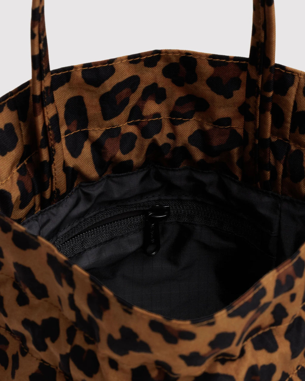 Nylon Drawstring Bag- Leopard