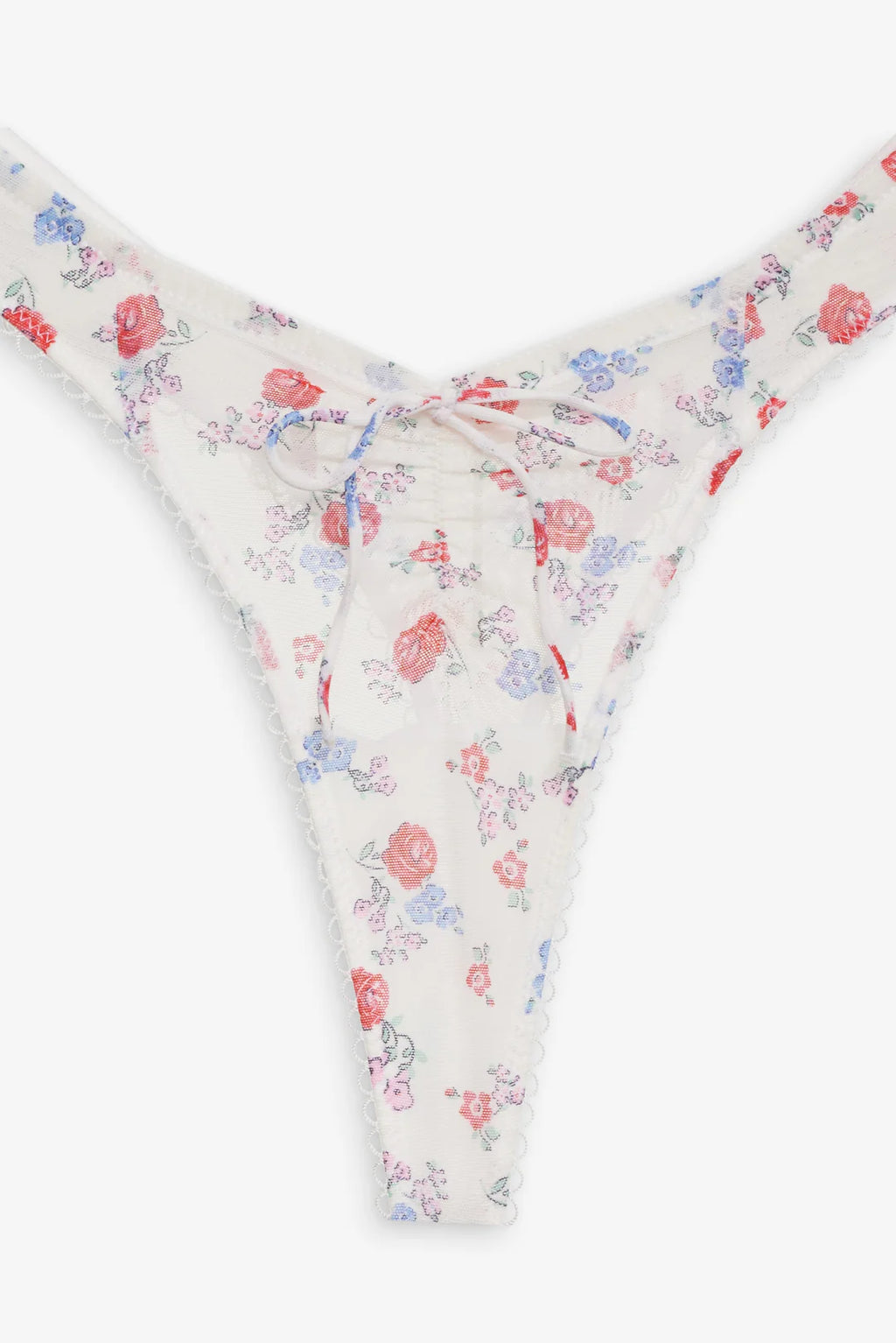 Lottie Thong Pantie - Red + White