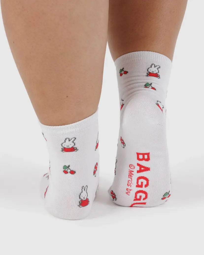 Miffy White Crew Sock
