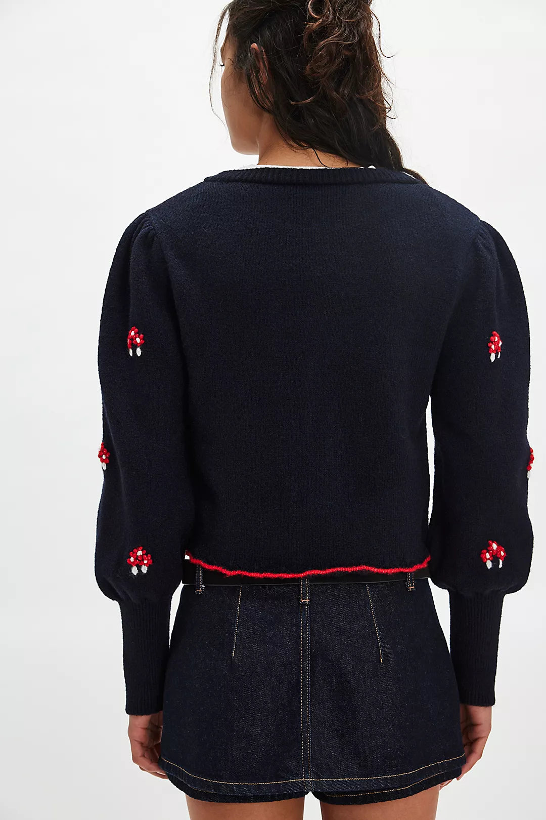 Nonna Knit Cardigan - Midnight Bloom Combo