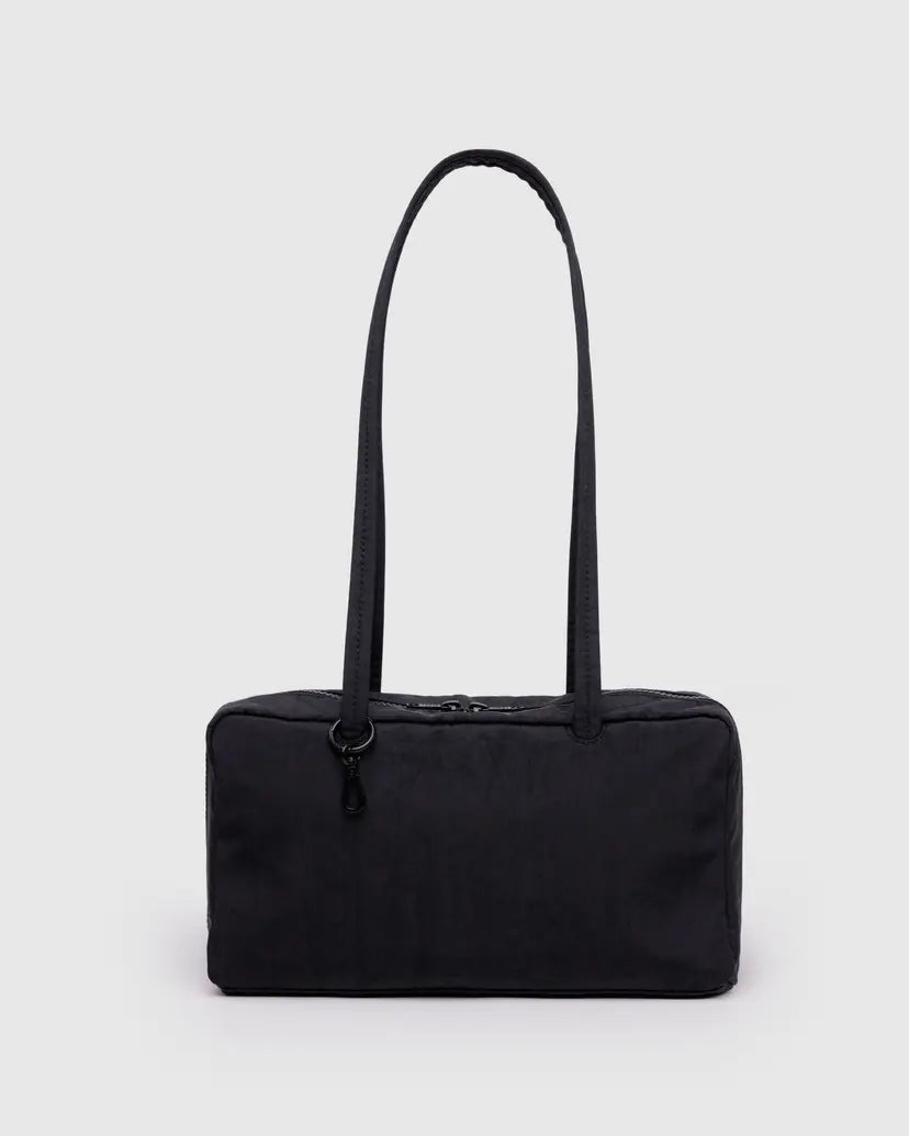 Nylon Bowler Bag- Black